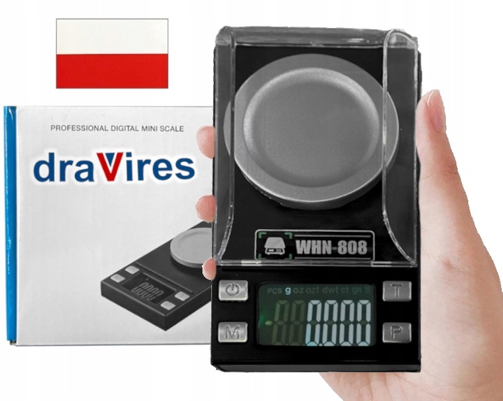 VÁHA ELEKTRONICKÝCH ŠPERKOV 0,001g - 100g + nálepka